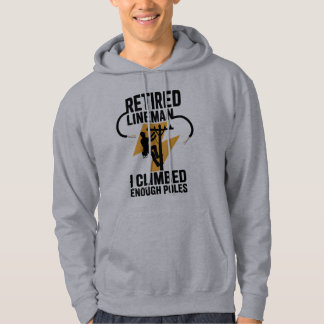 Elektriker Schwarz und Gold Lightning Grafik Hoodie