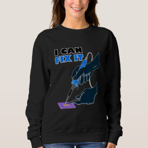 Elektriker Spannungsfachmann Elektroarbeiter Sweatshirt