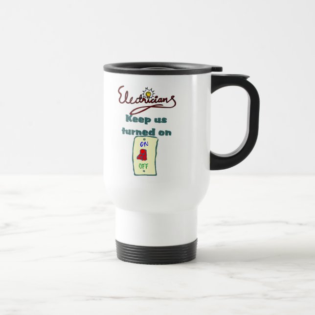 Elektriker-Tasse Reisebecher (Rechts)