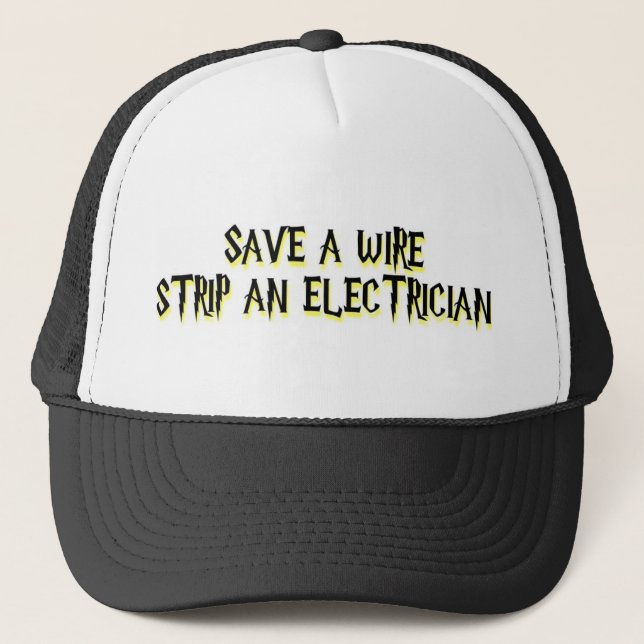 Elektriker Truckerkappe (Vorderseite)