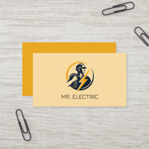 Elektriker Unternehmen Visitenkarte