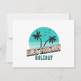 Elektriker Urlaub Einladung