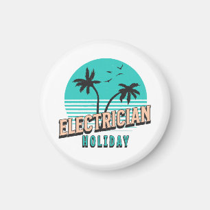 Elektriker Urlaub Magnet