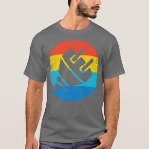 Elektriker Vintage-Elektro-Stecker Retro 1970er St T-Shirt