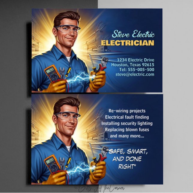 Elektriker  visitenkarte (Von Creator hochgeladen)
