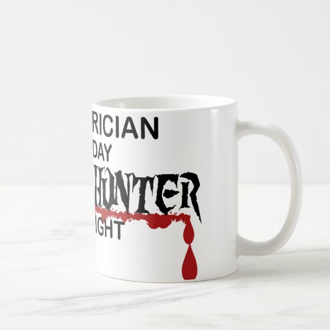 Elektriker-Zombie-Jäger Kaffeetasse (Rechts)