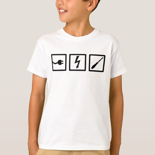 Elektrikerausrüstung T-Shirt (Vorderseite)