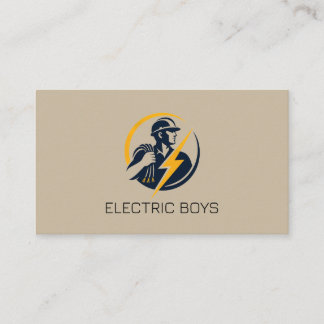 Elektrikerunternehmen Visitenkarte