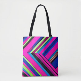 Elektrisch blau und rosa tasche