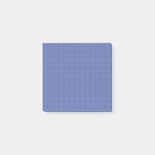 Elektrisch Blaues Karomuster Fettes Rasterdesign Post-it Klebezettel