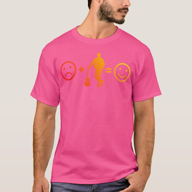 Elektrische akustische Gitarre Elektronik T-Shirt (Vorderseite)