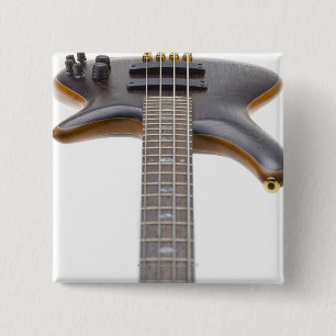 Elektrische Bass-Gitarre Button