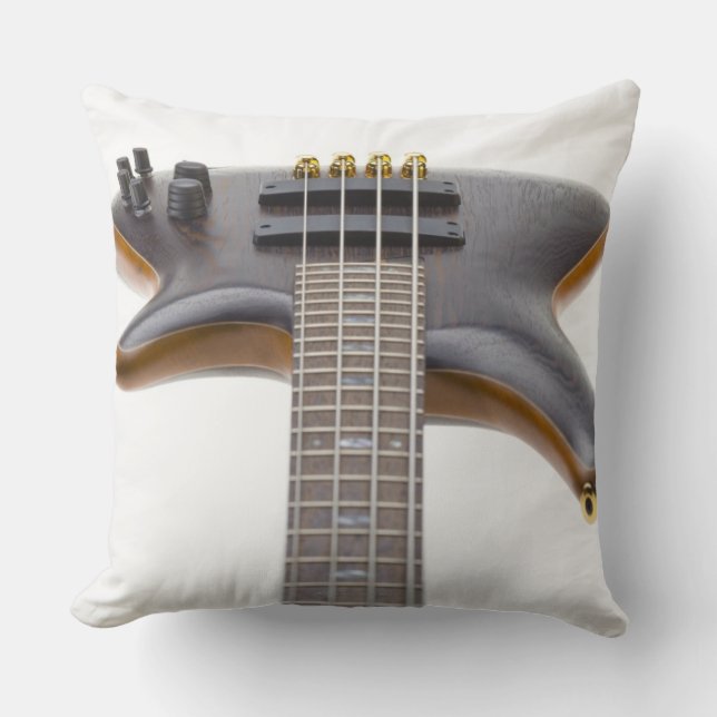 Elektrische Bass-Gitarre Kissen (Vorderseite)