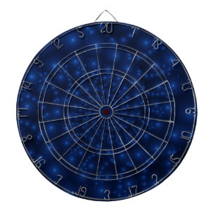 Elektrische blaue Dartscheibe