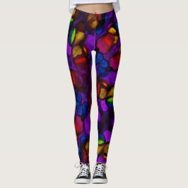 Elektrische Blüte Leggings
