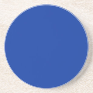 Elektrische Cobalt-Festfarbe   Klassisches Elegant Getränkeuntersetzer