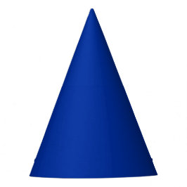 Elektrische Cobalt-Festfarbe | Klassisches Elegant Partyhütchen