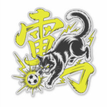 Elektrische Donnerkatze Fußball Für Laptops & Game