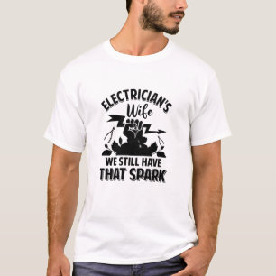 Elektrische Ehefrau- Elektriker-niedlich T-Shirt