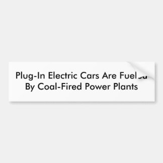 Elektrische Einsteckautos Autoaufkleber