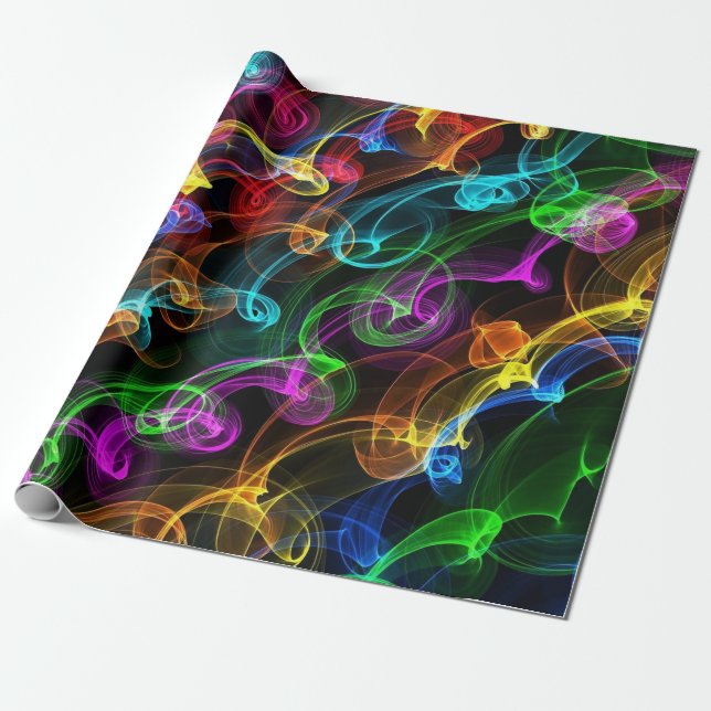 Elektrische Farbe Geschenkpapier (Ungerollt)