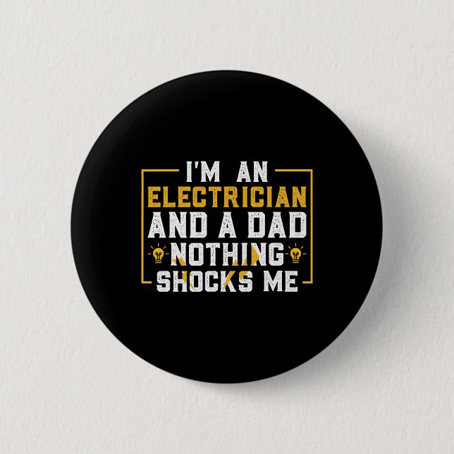Elektrische Funny Electrical Engineering Electrica Button (Vorderseite)