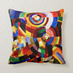 Elektrische Gefängnisse von Sonia Delaunay Kissen