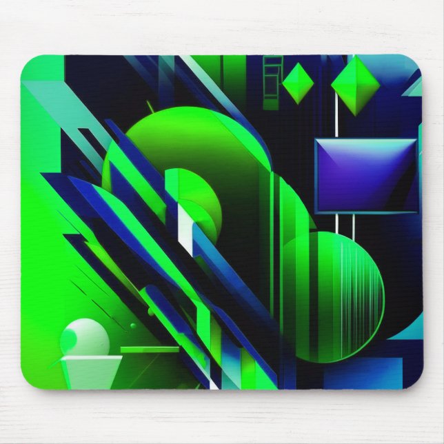 "Elektrische Geometrie" Mousepad (Vorne)