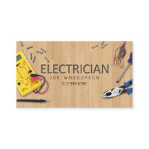 Elektrische Geräte für die Visitenkarte