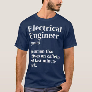 Elektrische Geschenke für Männer Vater definiert T-Shirt