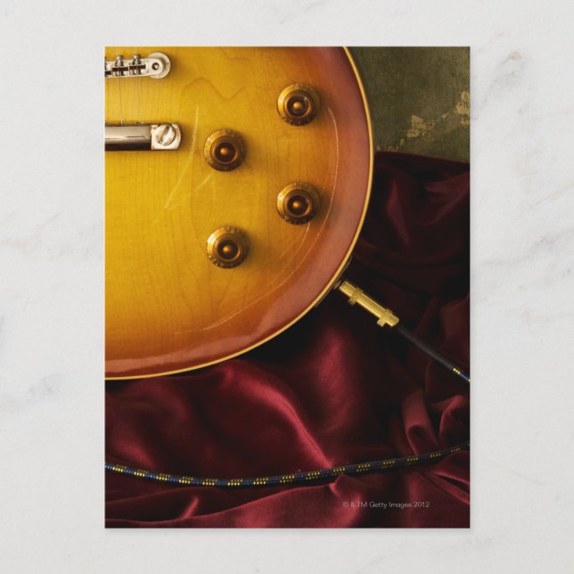 Elektrische Gitarre 6 Postkarte (Vorderseite)