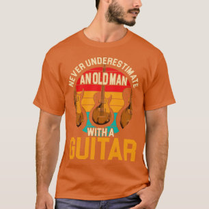 Elektrische Gitarre Alter Gitarrist T-Shirt