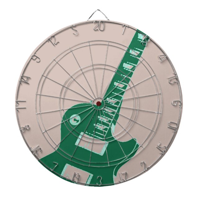 Elektrische Gitarre Dartscheibe (vorne)