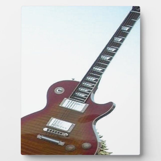 Elektrische Gitarre Fotoplatte (Vorderseite)