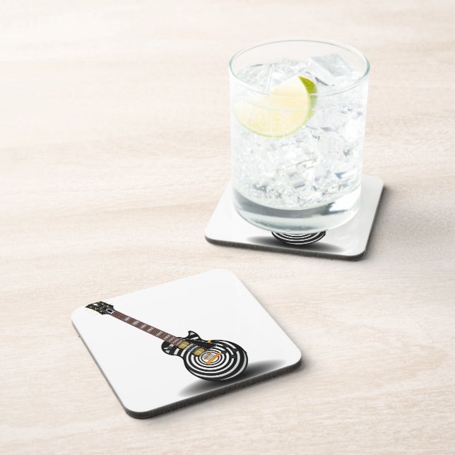 Elektrische Gitarre Getränkeuntersetzer (Rechte Seite)