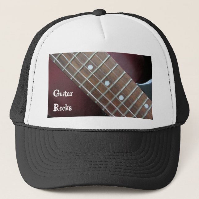 Elektrische Gitarre - Gitarrenrocken Truckerkappe (Vorderseite)