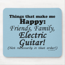 Elektrische Gitarre macht mich glücklich