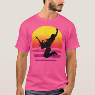 Elektrische Gitarre Männerakustik T-Shirt