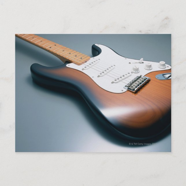 Elektrische Gitarre Postkarte (Vorderseite)
