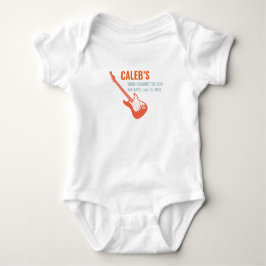 Elektrische Gitarre Rock and Roll Music - Erstauft Baby Strampler