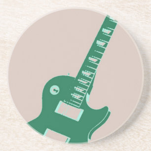 Elektrische Gitarre Sandstein Untersetzer