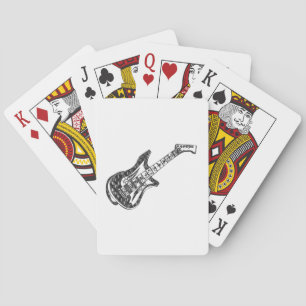 Elektrische Gitarre Spielkarten