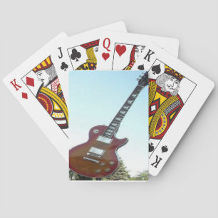 Elektrische Gitarre Spielkarten