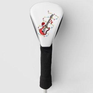 Elektrische Gitarre Weihnachtsmann Musik Weihnacht Golf Headcover