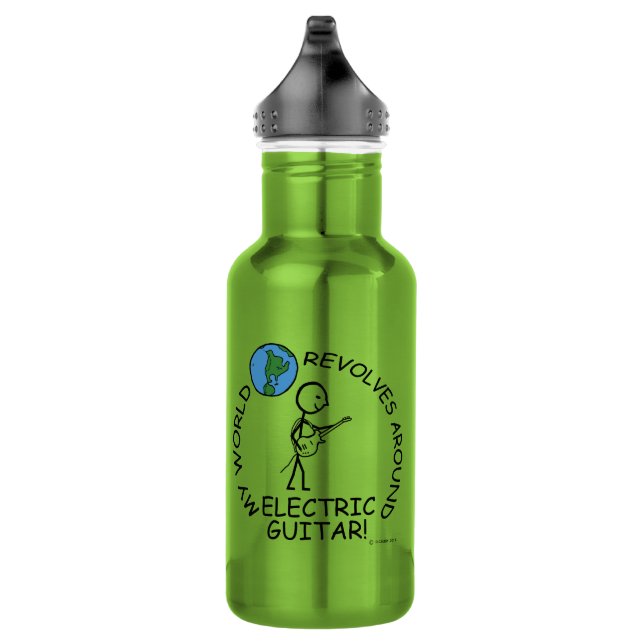 Elektrische Gitarre - Weltumdrehungen Edelstahlflasche (Rechts)
