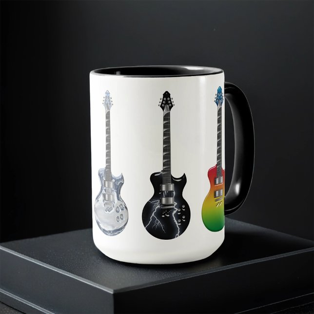 Elektrische Gitarren Tasse (Von Creator hochgeladen)