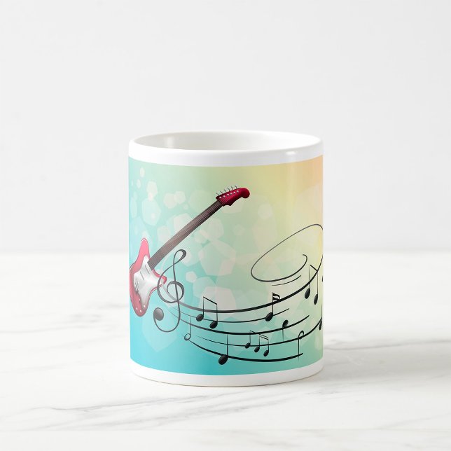 Elektrische Gitarrenmusik Kaffeetasse (Von Creator hochgeladen)
