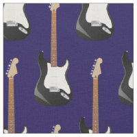 Elektrische Gitarrenmusik Zimmerdekor Blau