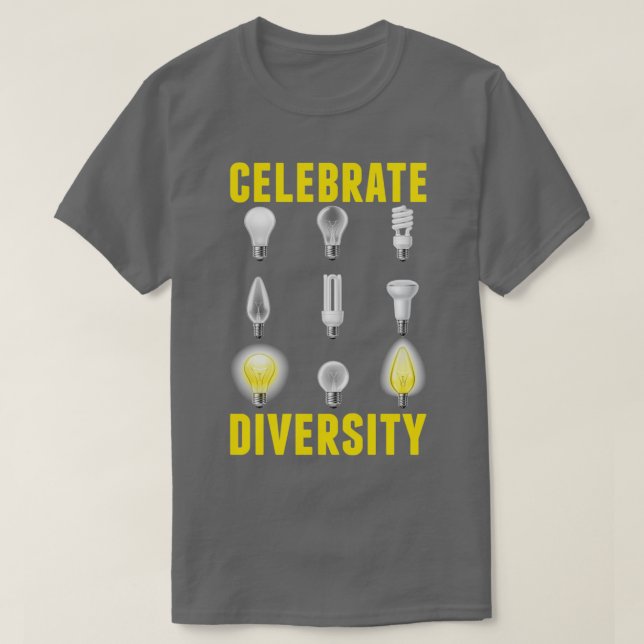 Elektrische Glühlampen Elektrotechnik T-Shirt (Design vorne)