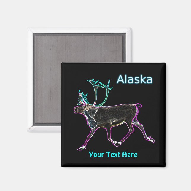 Elektrische Karibik - Alaska Magnet (Vorderseite/Rückseite)